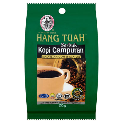 Hang Tuah Malaysian Coffee Mixture Green Pack (100g)