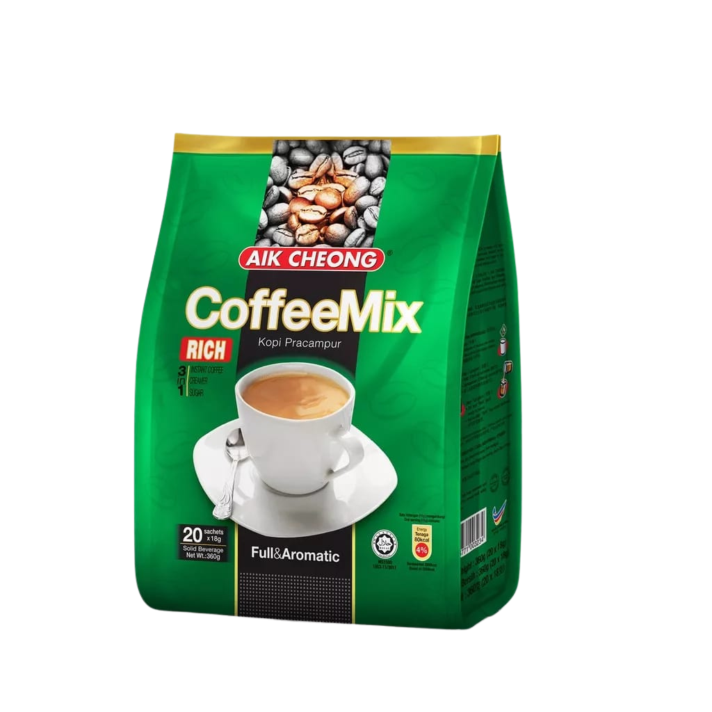 AIK CHEONG Coffee Mix 3in1 Rich 360g (18g x 20's)