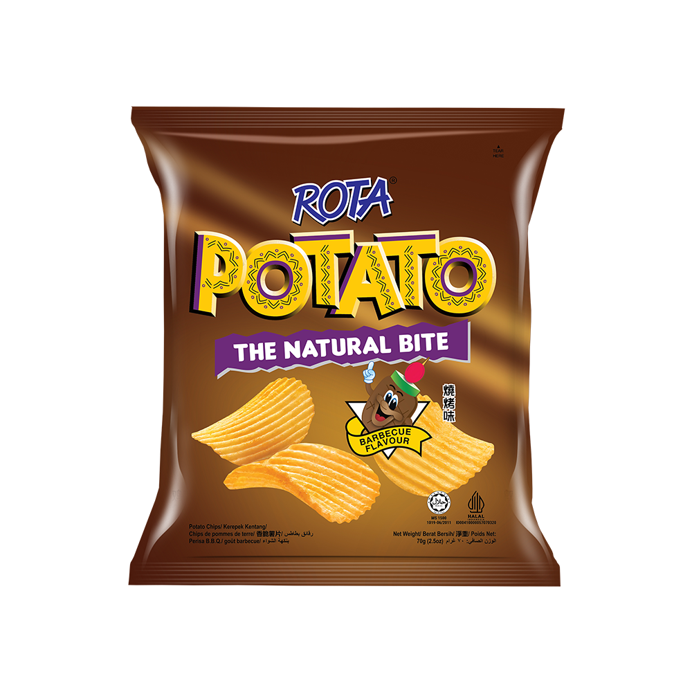 ORIENTAL Rota Potato Chips BBQ 70g