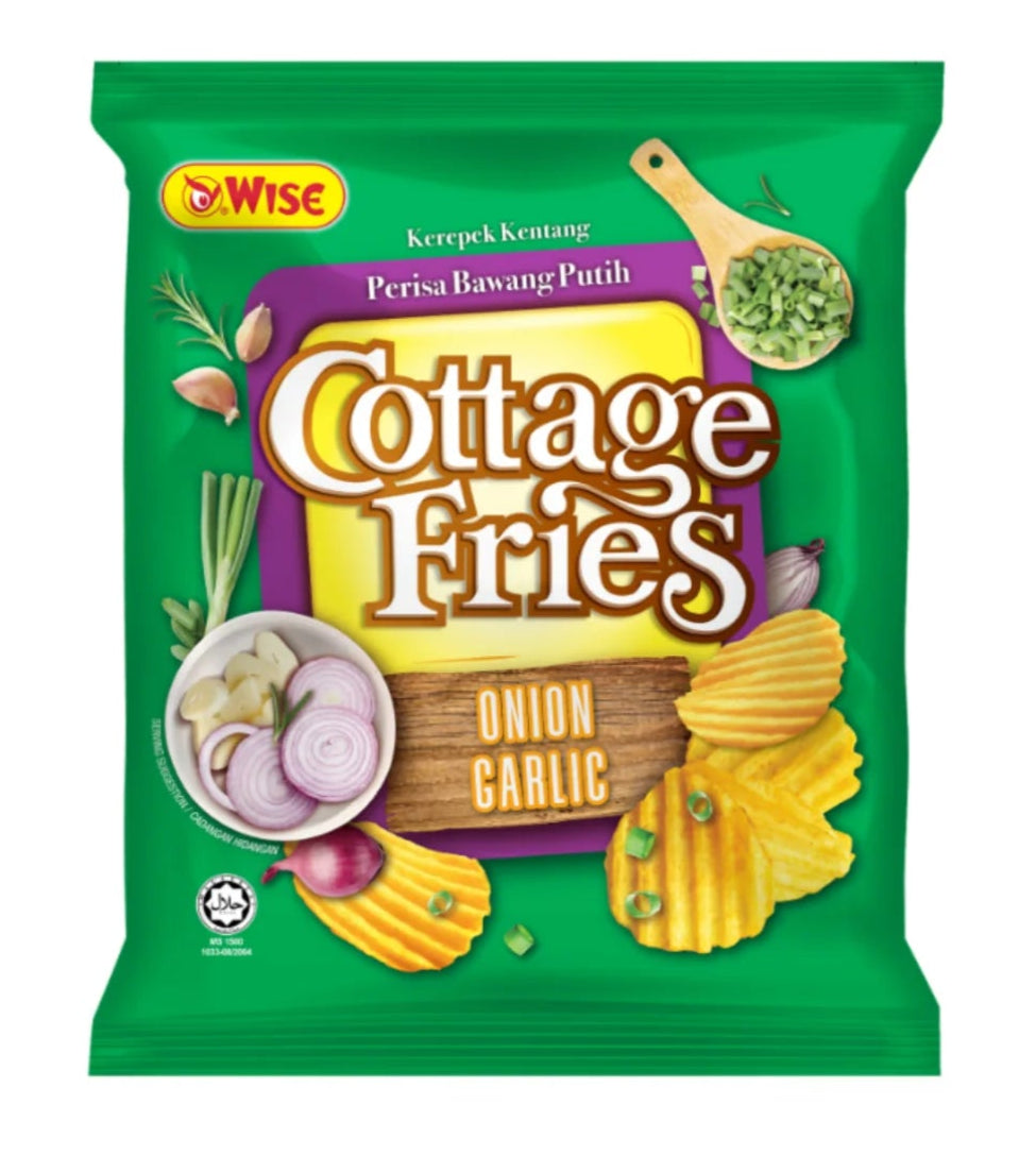 WISE Cottage Fries Onion Garlic 60g