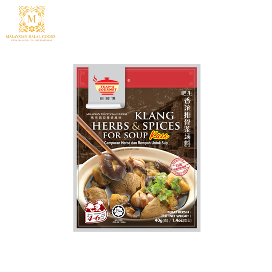 TEAN'S GOURMET Klang (BKT) Herbs & Spices For Soup Kau 40g