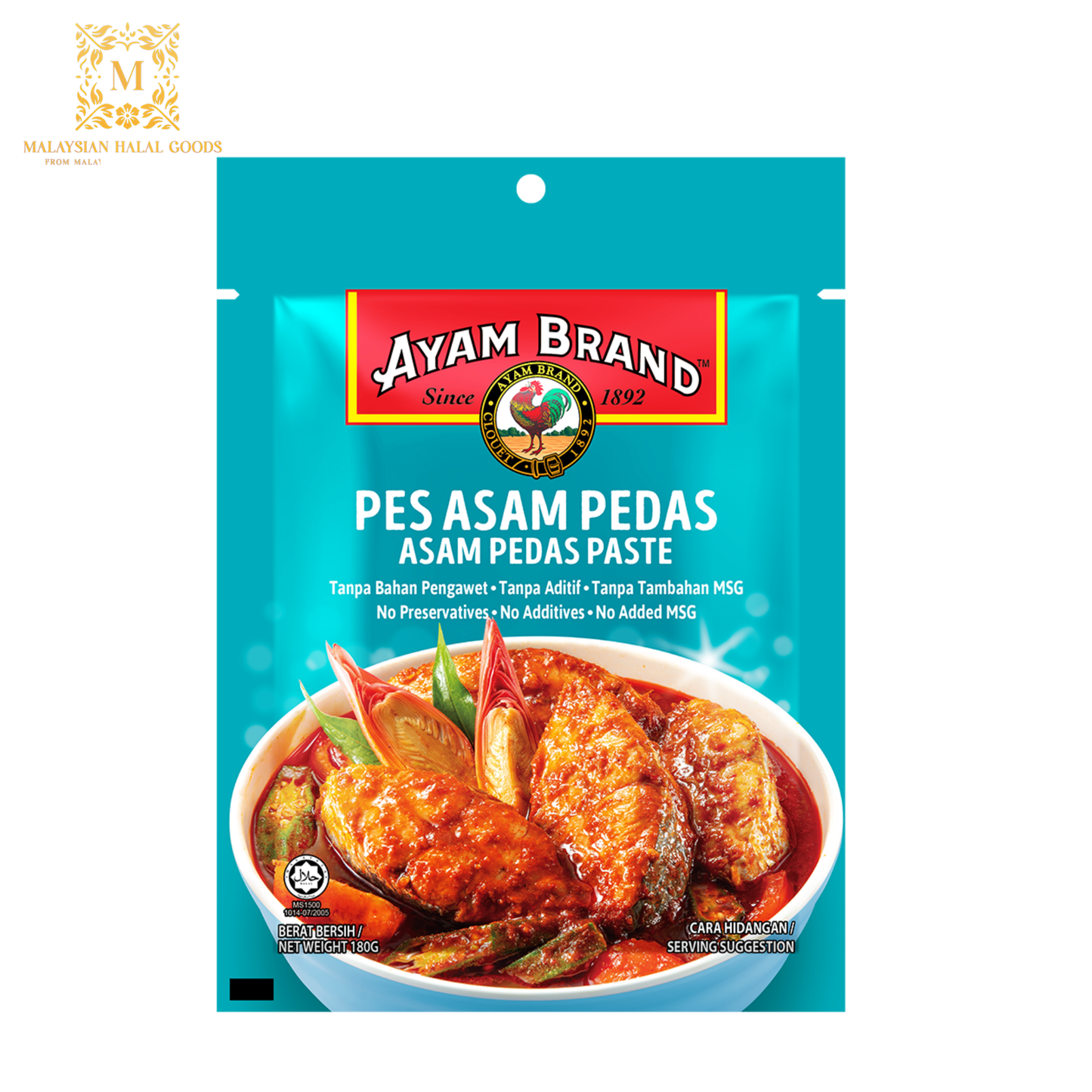 AYAM BRAND Asam Pedas Paste 180G