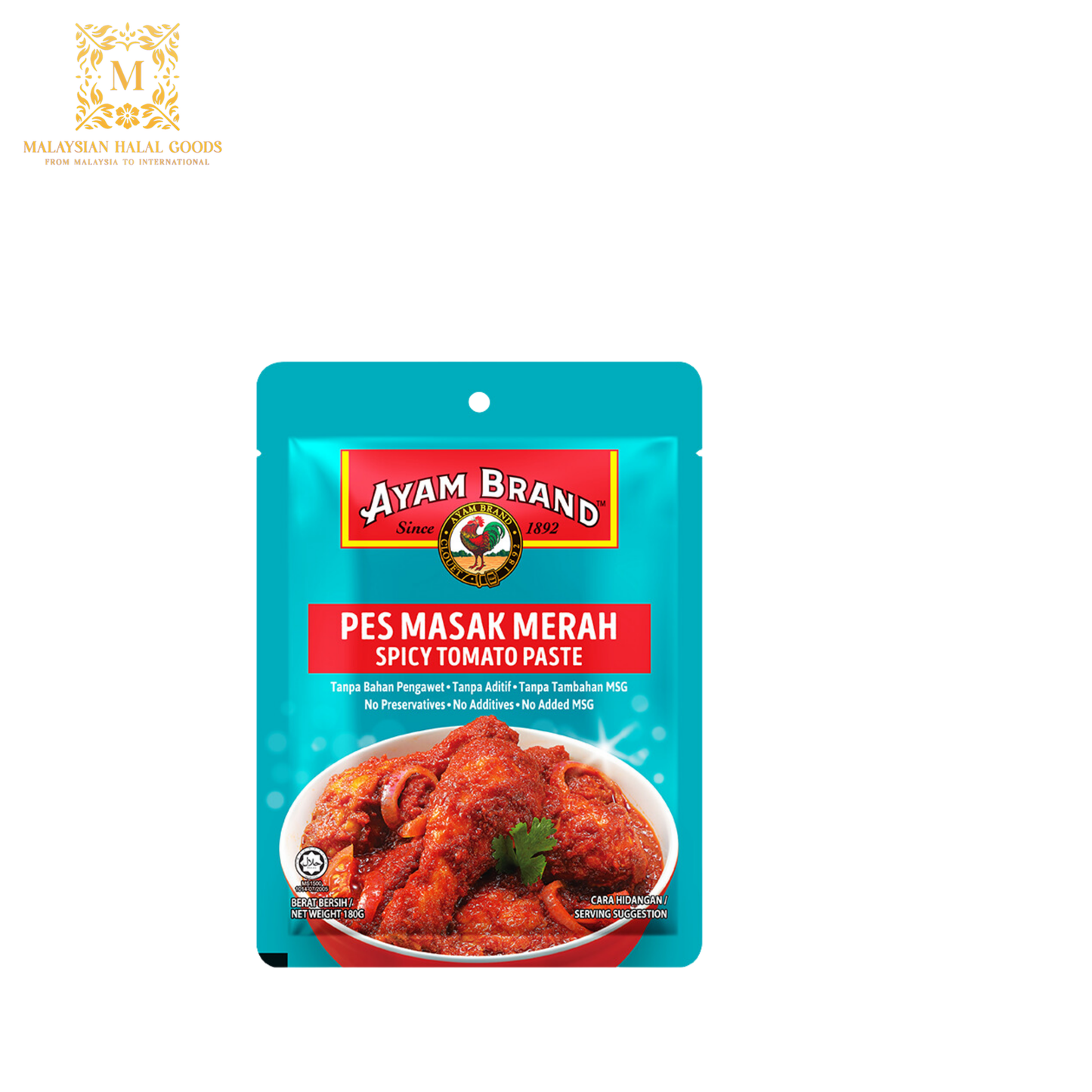 AYAM BRAND Spicy Tomato Paste 180g