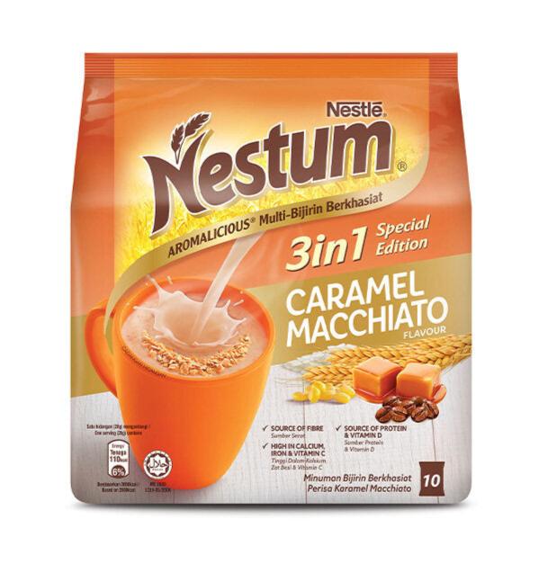 NESTLE NESTUM 3in1 Cereal Caramel Macchiato 10 Packets 28g