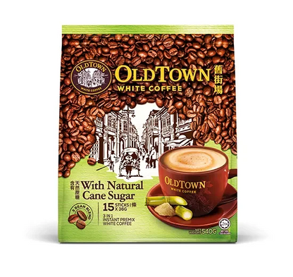 OLDTOWN 3in1 Instant Premix White Coffee With Natural Cane Sugar (15's x 36g)