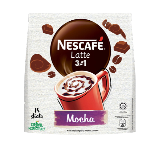 NESCAFE Latte 3in1 Mocha (15's x 31g)