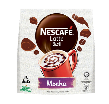 NESCAFE Latte 3in1 Mocha (15's x 31g)