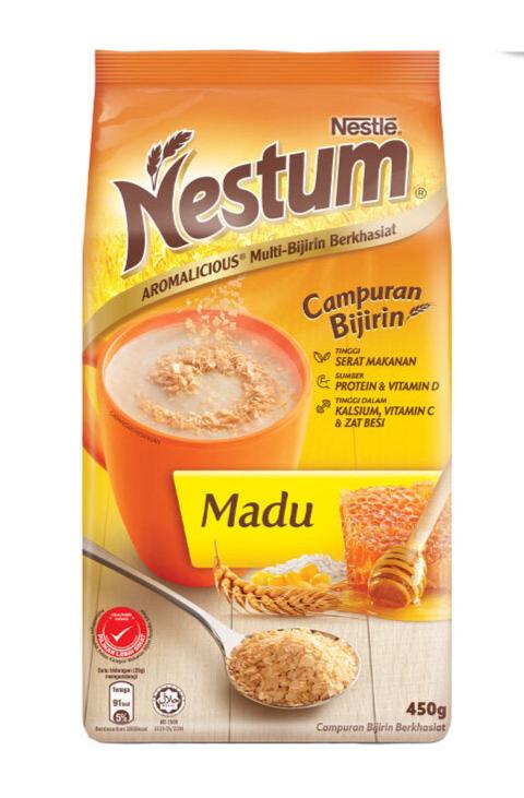 NESTLE NESTUM All Family Cereal Honey Softpack 450g