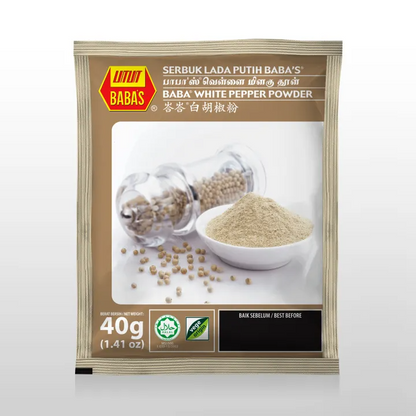 BABA'S White Pepper Powder 40g