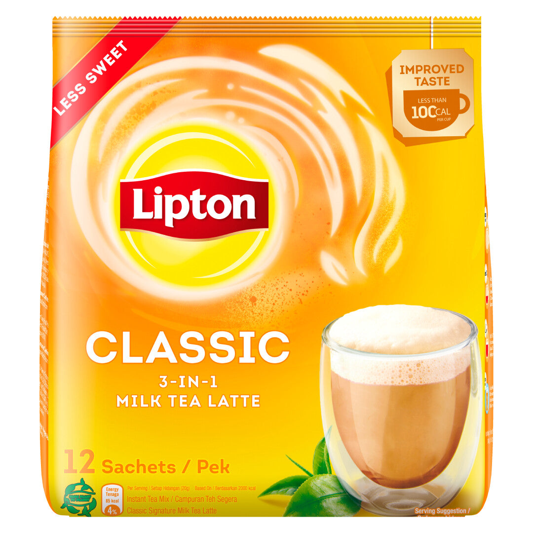 LIPTON 3in1 Classic Milk Tea Latte 240g (12's x 20g)