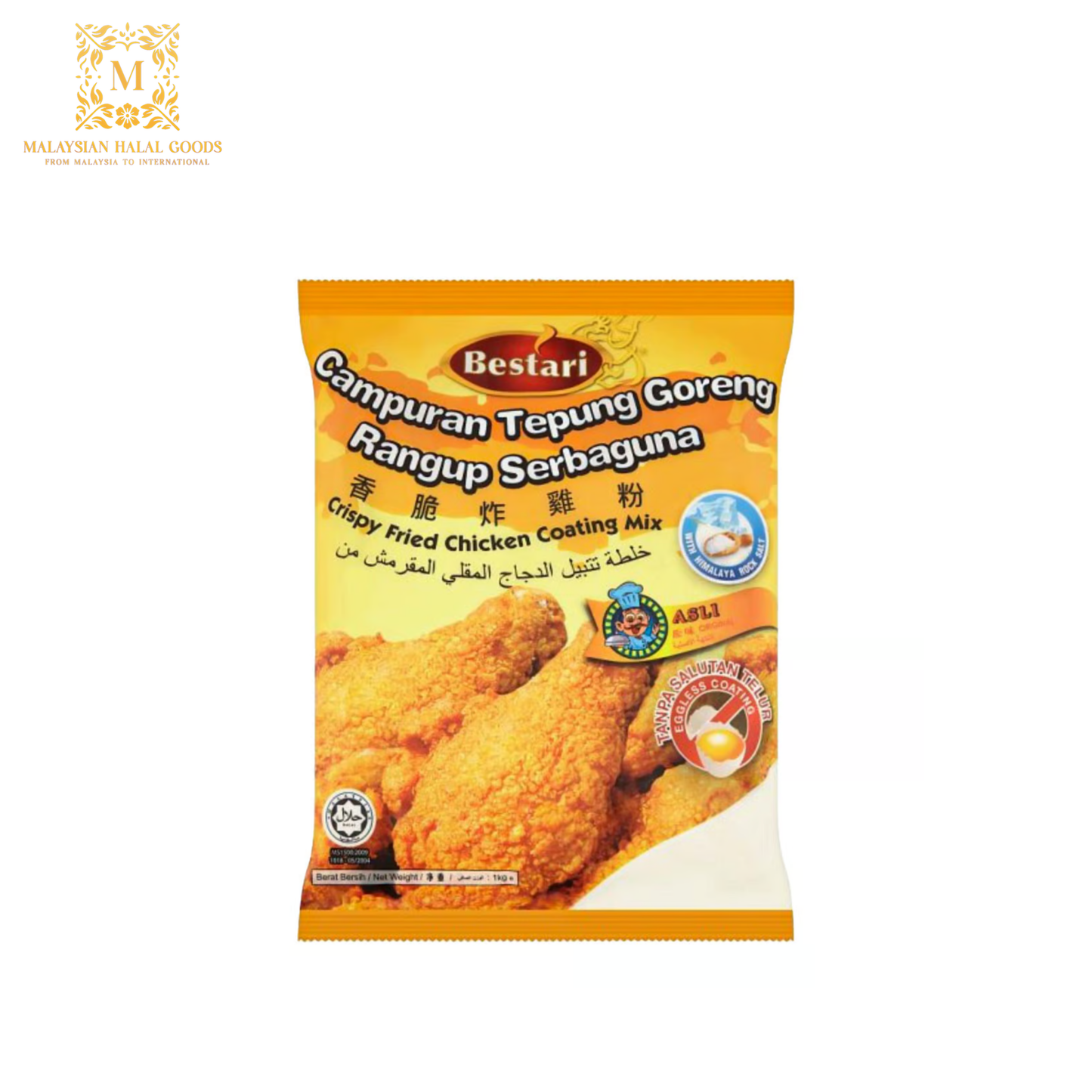 BESTARI Crispy Fried Chicken Coating Mix Original 1kg