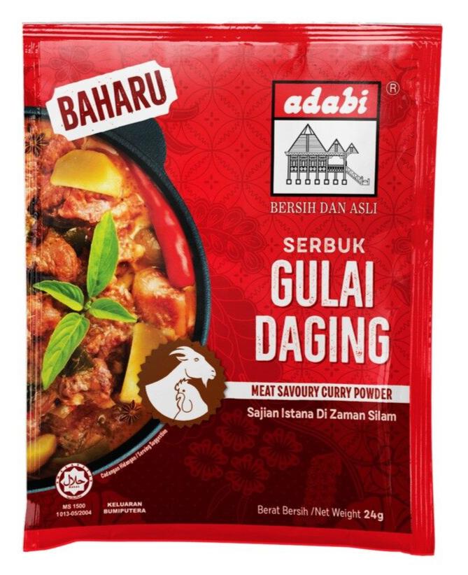 Adabi Serbuk Gulai Daging 24g