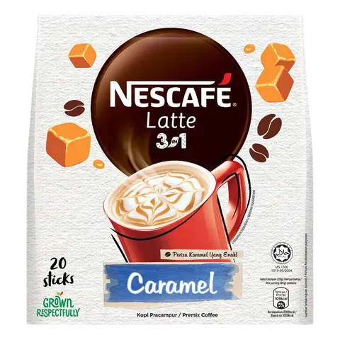 NESCAFE Latte 3in1 Caramel (20's x 25g)