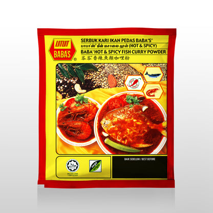 BABA'S HOT & SPICY FISH CURRY POWDER 250g