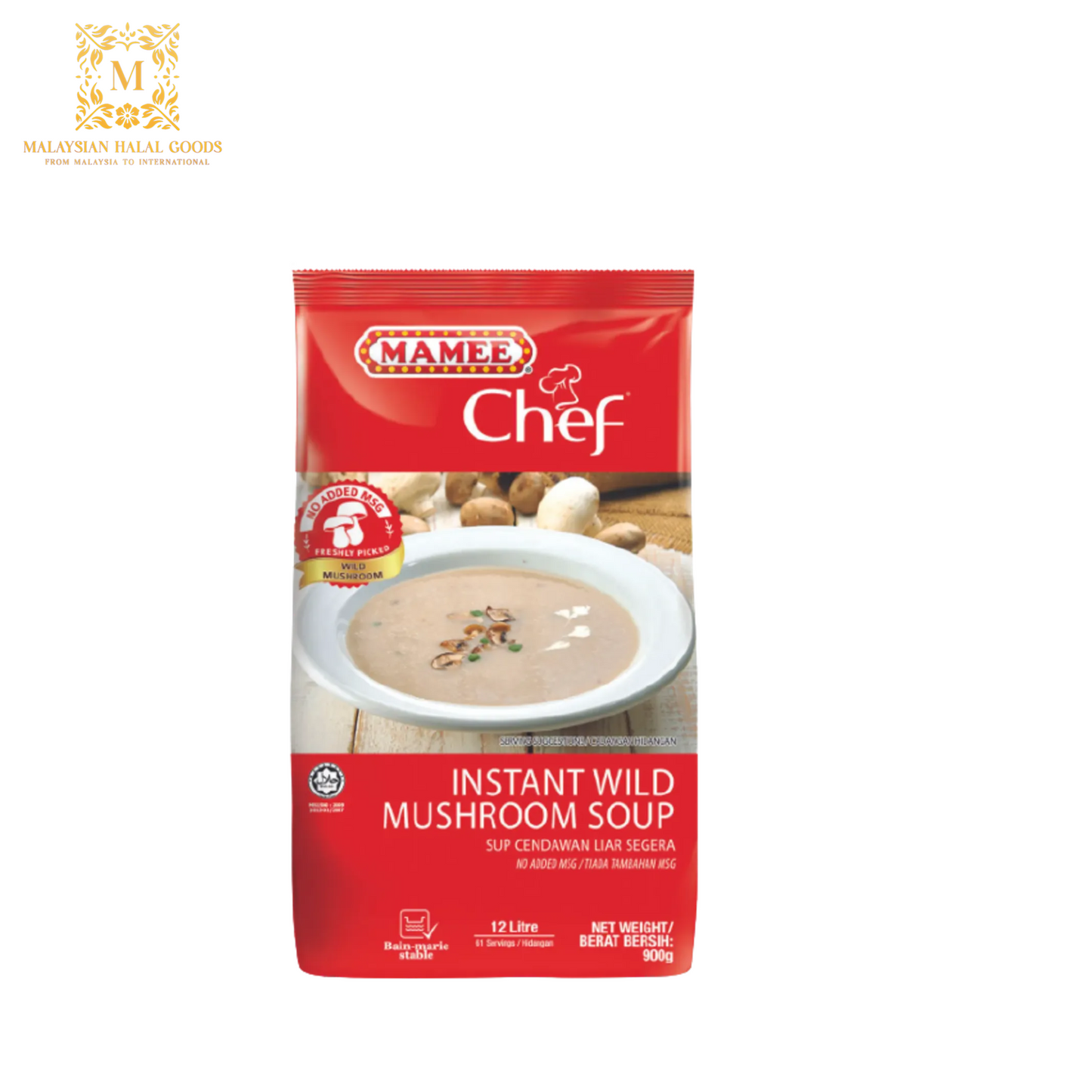 MAMEE CHEF Instant Wild Mushroom Soup No Added MSG 900g