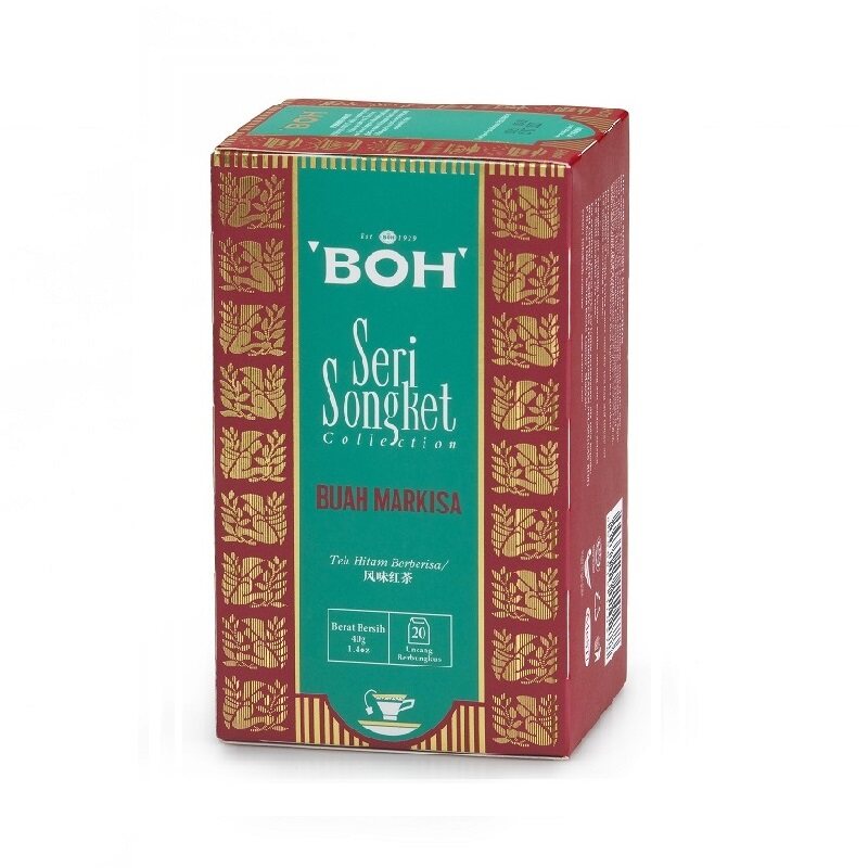 BOH Seri Songket Passion Fruit Teabag Sachet (20's)