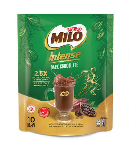 MILO® Intense Dark Chocolate 10 sticks (33g)