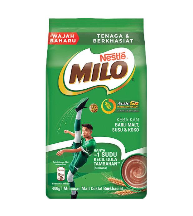 NESTLÉ MILO® CHOCOLATE MALT POWDER Soft Pack 400g