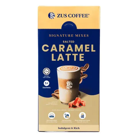 ZUS COFFEE Signature Mixes Salted Caramel Latte 115g (23g x 5's)