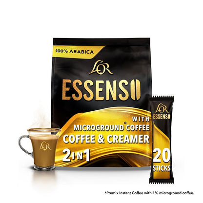 L'OR ESSENSO Coffee & Creamer with Microground Instant 2in1 Coffee (16g x 20)