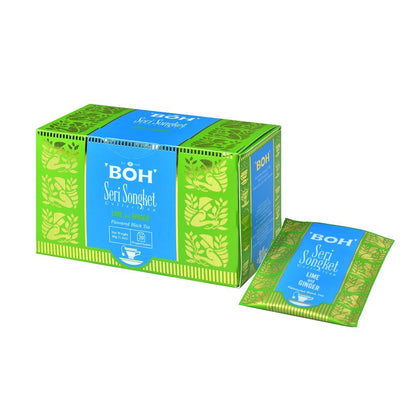 BOH Seri Songket Lime and Ginger Teabag Sachet (20's)