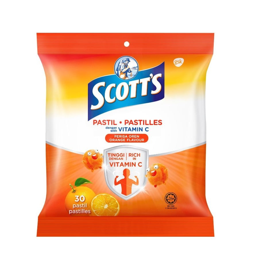 SCOTT'S Vitamin C Pastilles Orange 30's