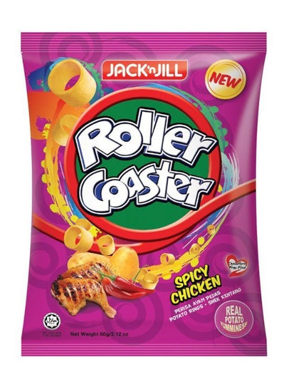 J&J ROLLER COASTER Spicy Chicken Potato Ring 60g