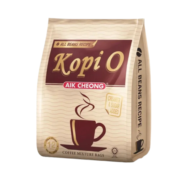 AIK CHEONG Kopi O Bag Creamer & Sugar Added 300g (25g x 12's)