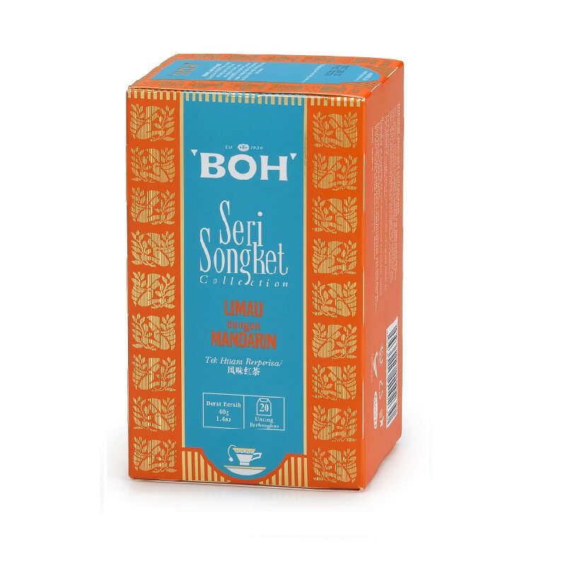 BOH Seri Songket Lemon Mandarin Teabag Sachet (20's)