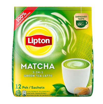 LIPTON 3in1 Matcha Milk Tea Latte 240g (12's x 20g)