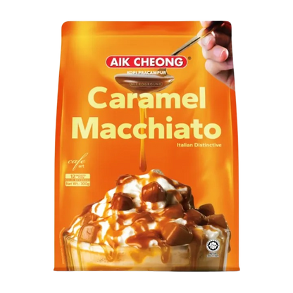 AIK CHEONG Cafe Art 3in1 Caramel Macchiato 300g (25g x 12's)