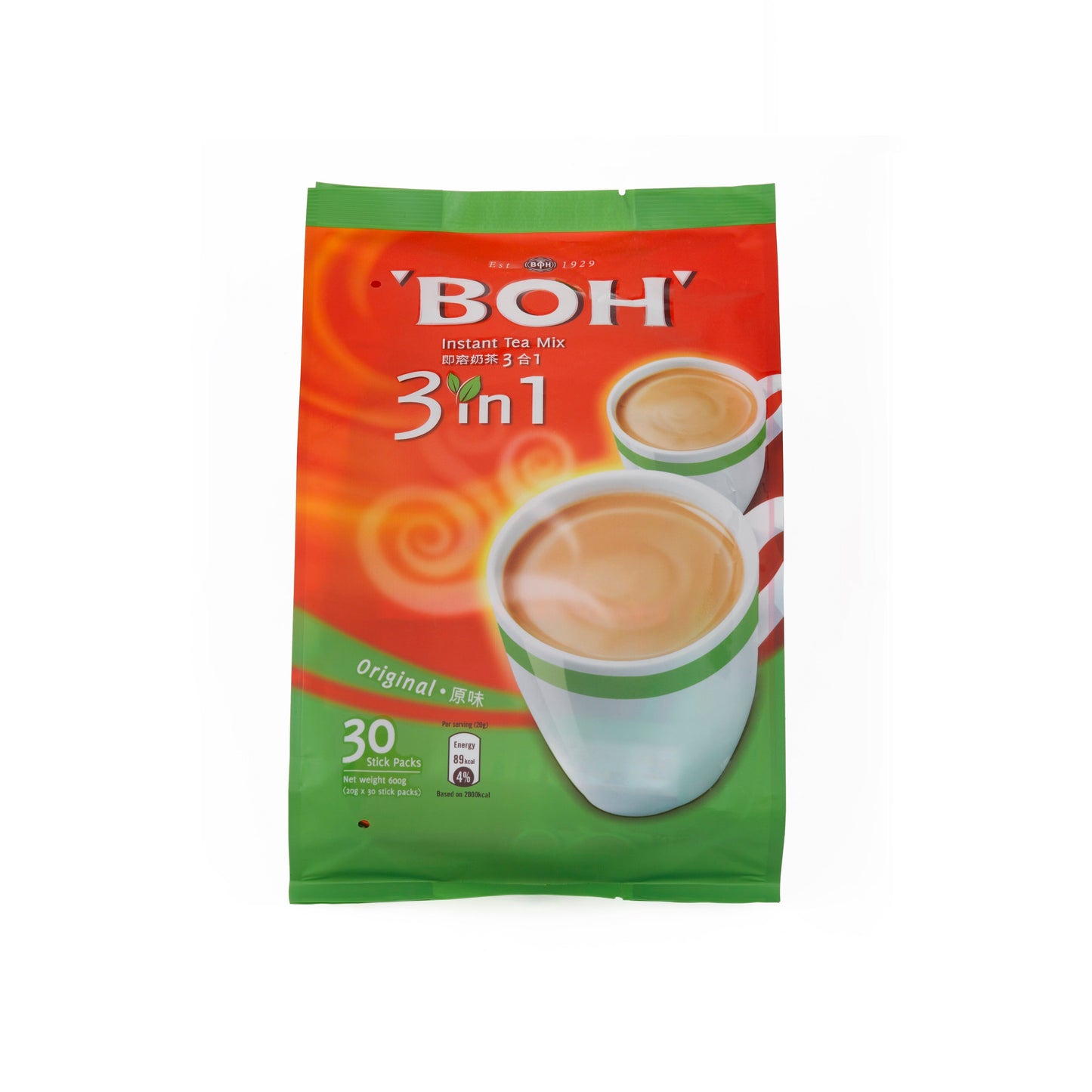 BOH 3 in 1 Instant Tea Mix - Original 30s