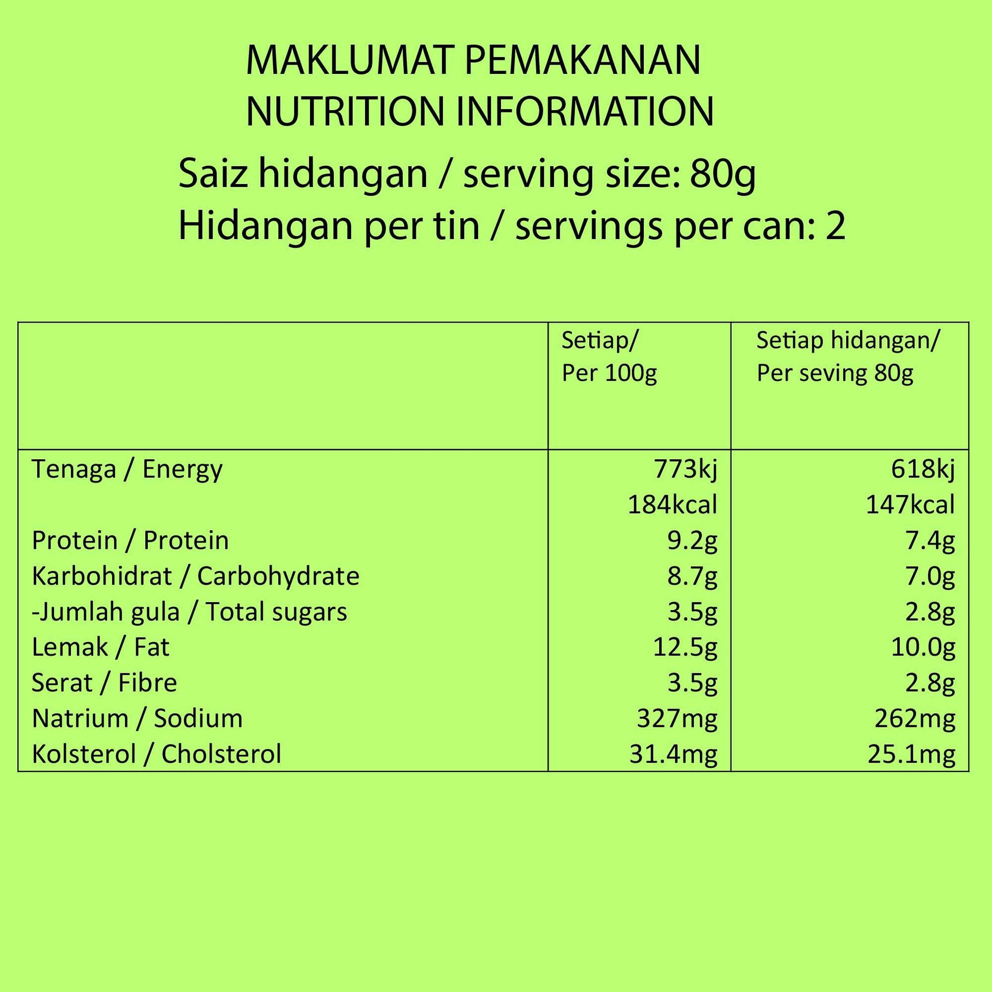 ADABI Rendang Ayam 160g