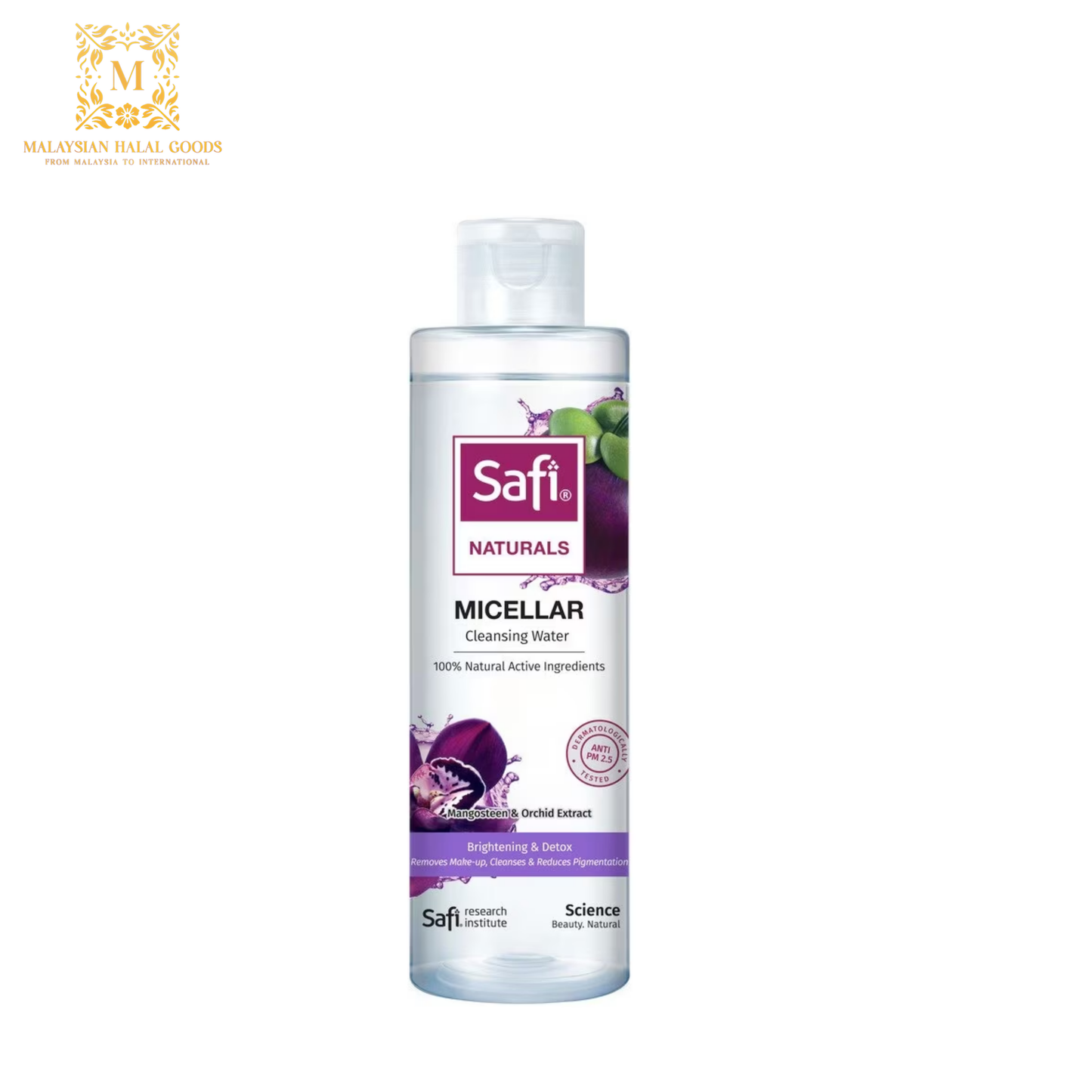 SAFI Naturals Micellar Cleansing Water Mangosteen & Orchid 200ml