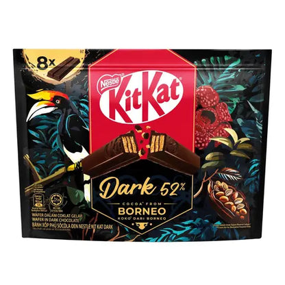 NESTLE KITKAT Dark Borneo Wafer Dark Chocolate 136g (8's x 17g)