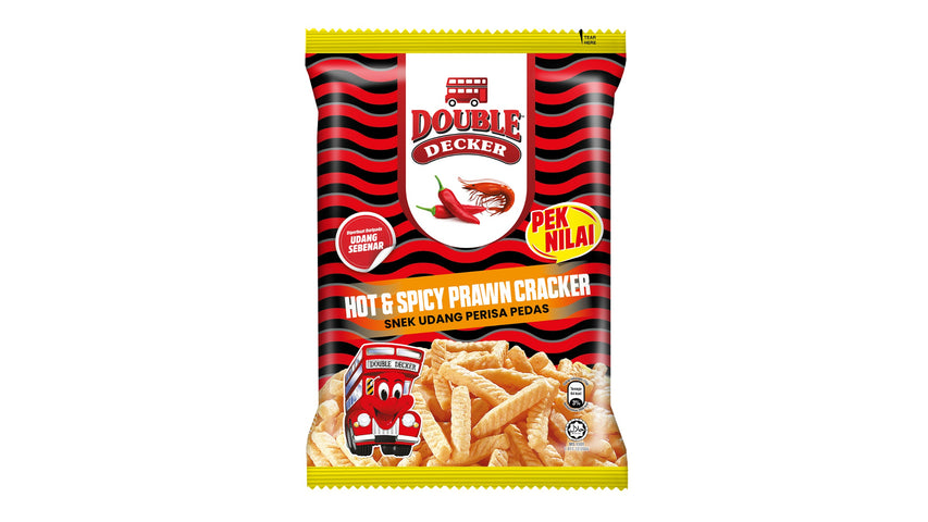 DOUBLE DECKER Hot & Spicy Prawn Cracker 80g