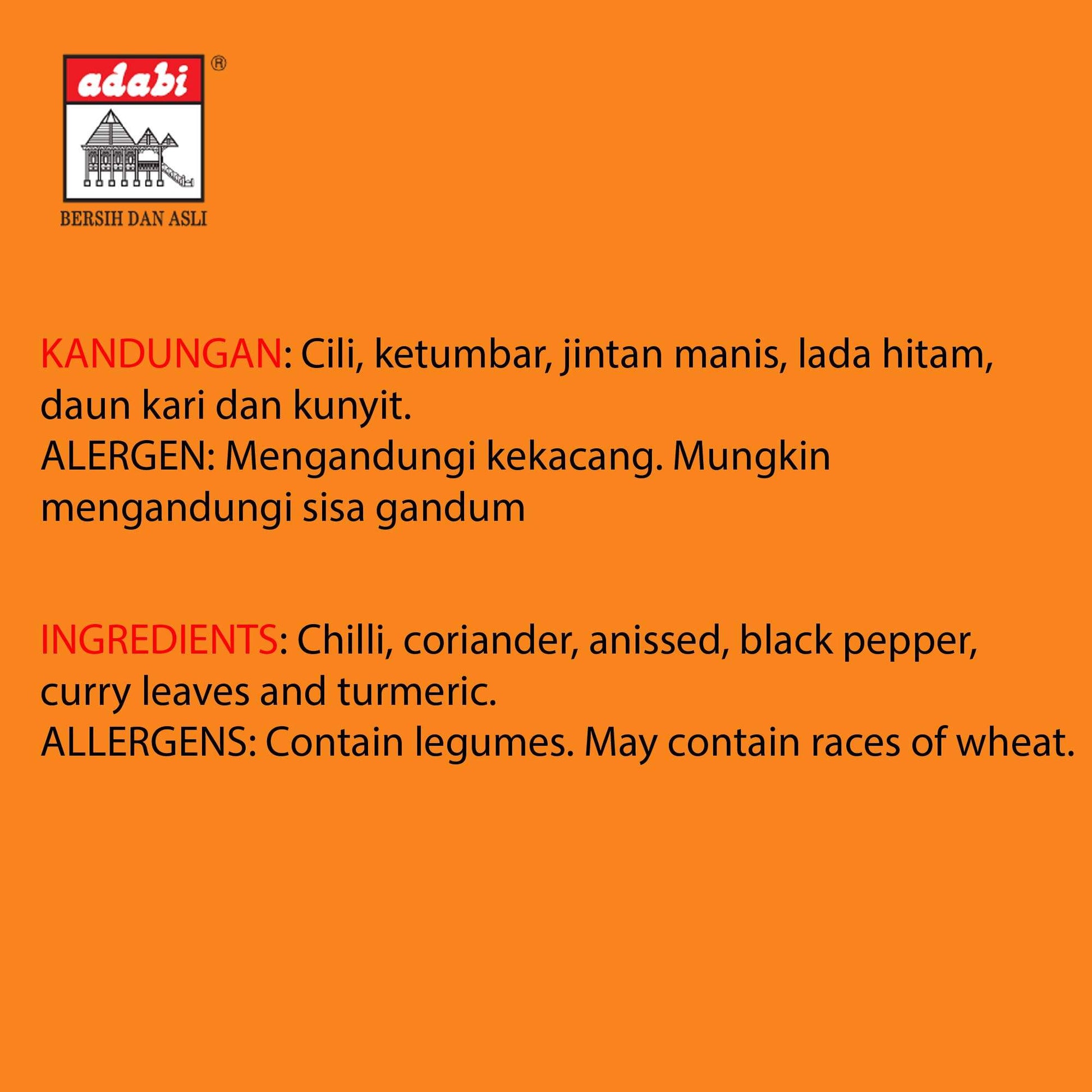 ADABI Serbuk Kari Ayam & Daging 250g