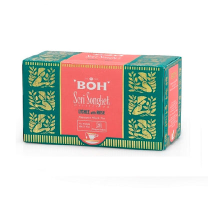 BOH Seri Songket Lychee with Rose Teabag Sachet (20's)