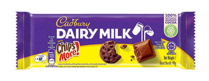 CADBURY Dairy Milk Chocolate with Chips More 90g