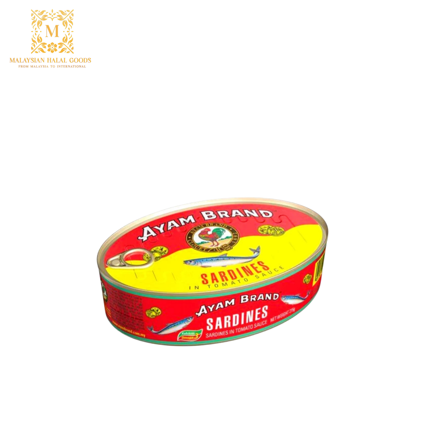 AYAM BRAND Sardines in Tomato Sauce 215g - Oval