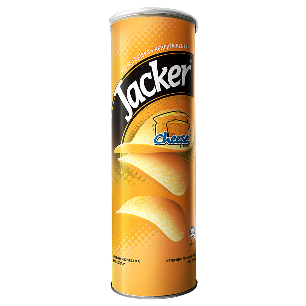 JACKER Cheese Potato Crisps 110g