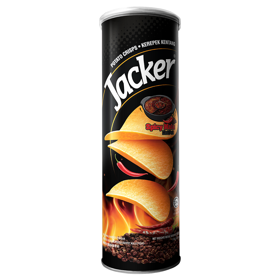 JACKER Spicy Mala Potato Crisps 110g