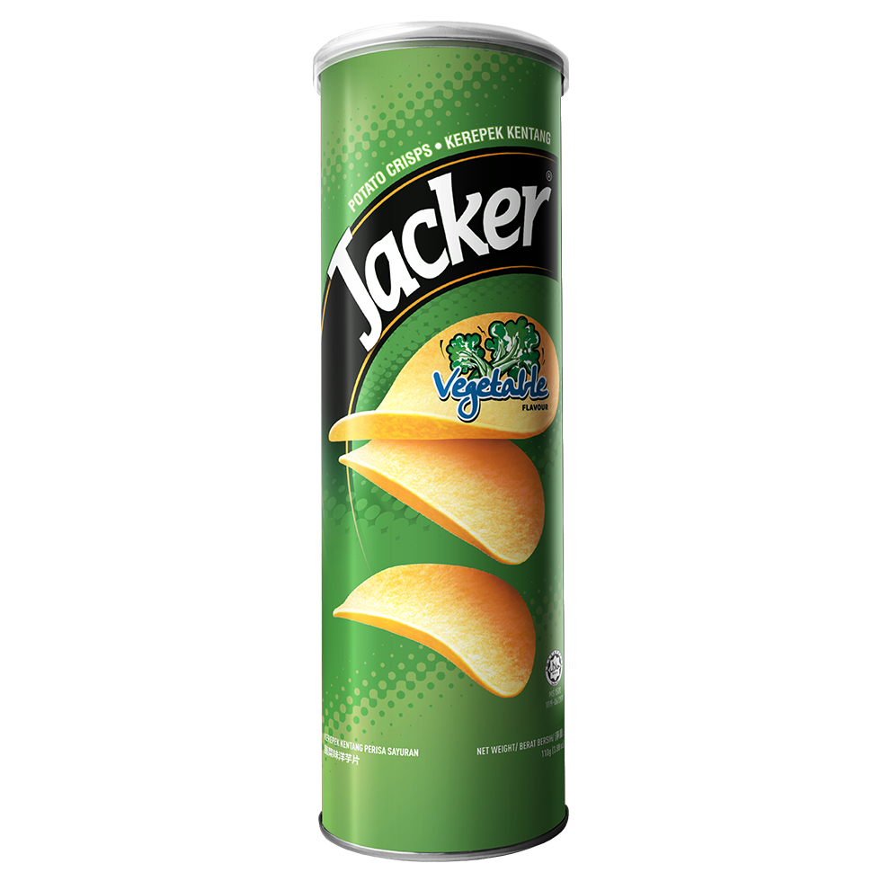 JACKER Vegetable Potato Crisps 110g