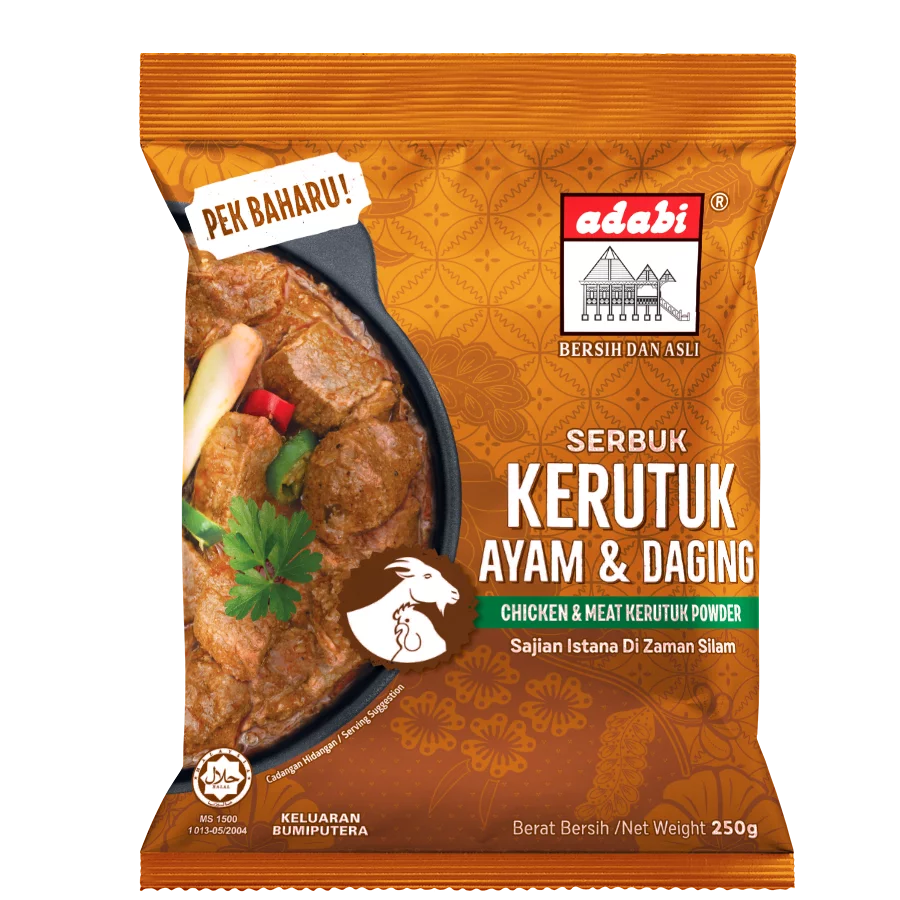 ADABI Chicken & Beef Kerutuk Powder 250g