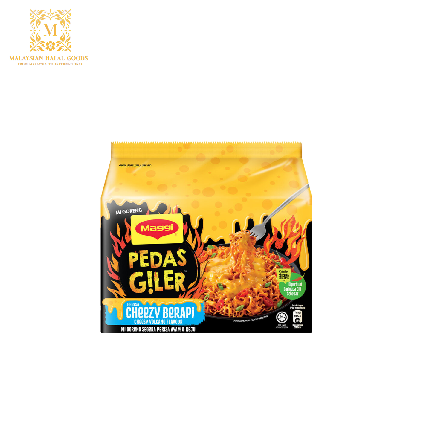 MAGGI Spicy Cheesy Berapi 5x73g