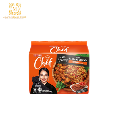 MAMEE CHEF Rendang Goreng Pack Noodle Packs of 4