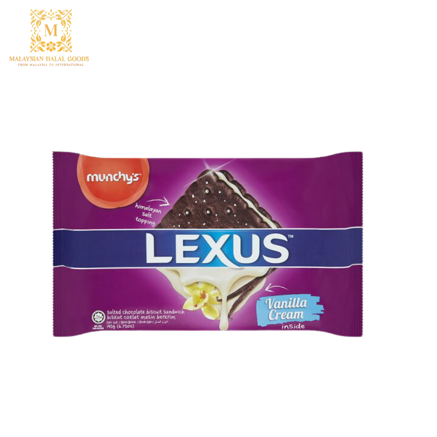 MUNCHY'S Lexus Salted Vanilla Sandwich 76g