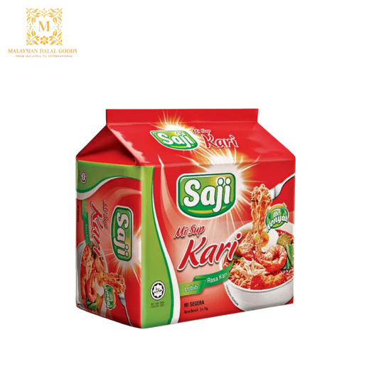 SAJI Instant Noodles Curry Soup Flavour 75g x 5