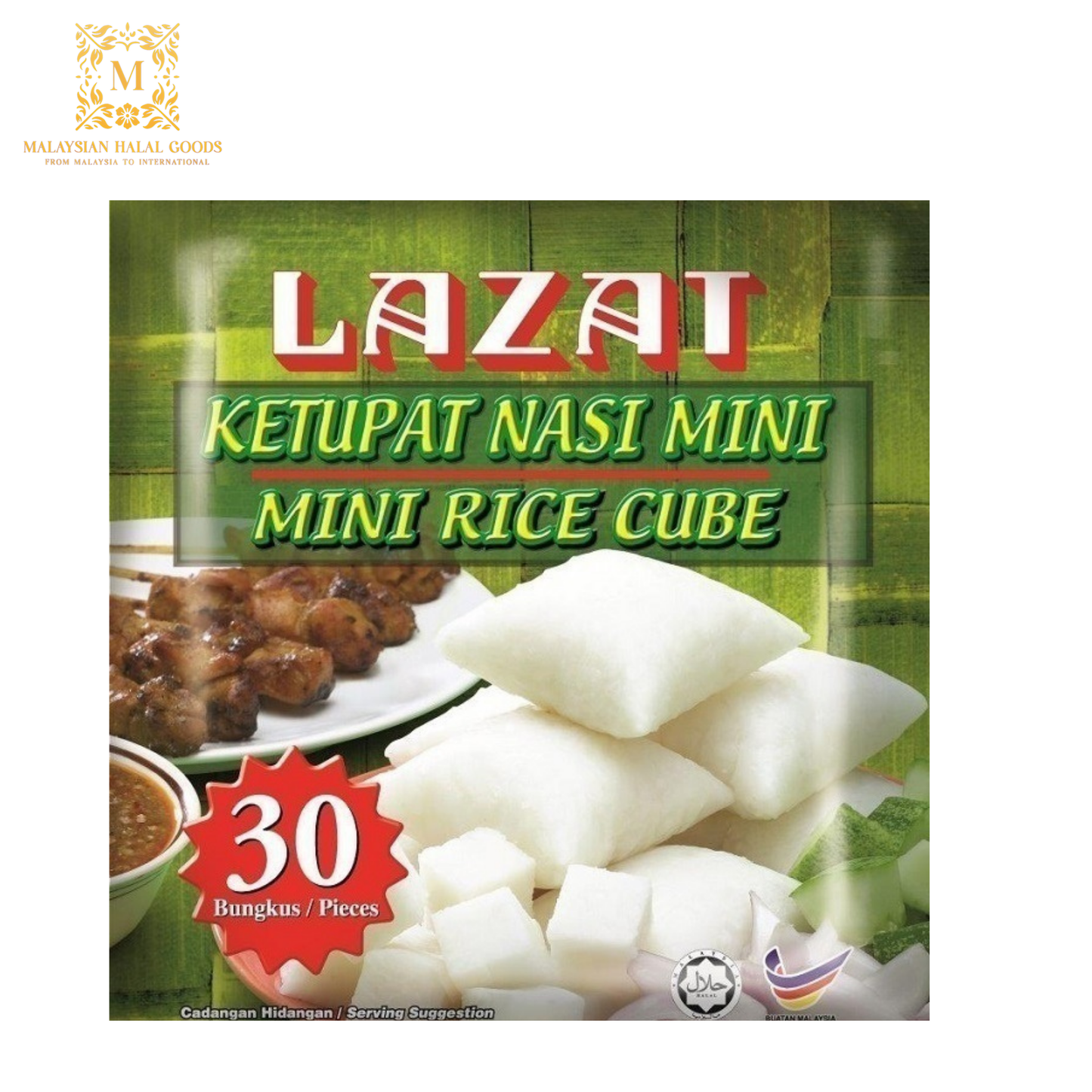 LAZAT Mini Rice Cakes 600g