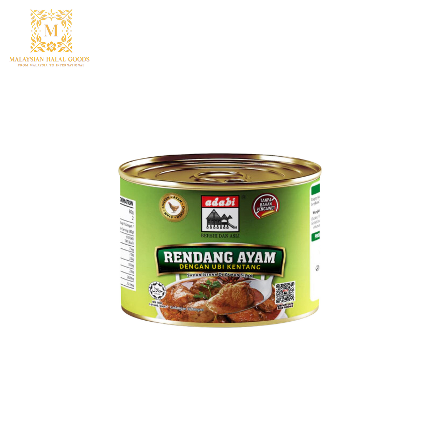 ADABI Hähnchen Rendang 160g